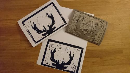  Lino Print Christmas Cards Workshop