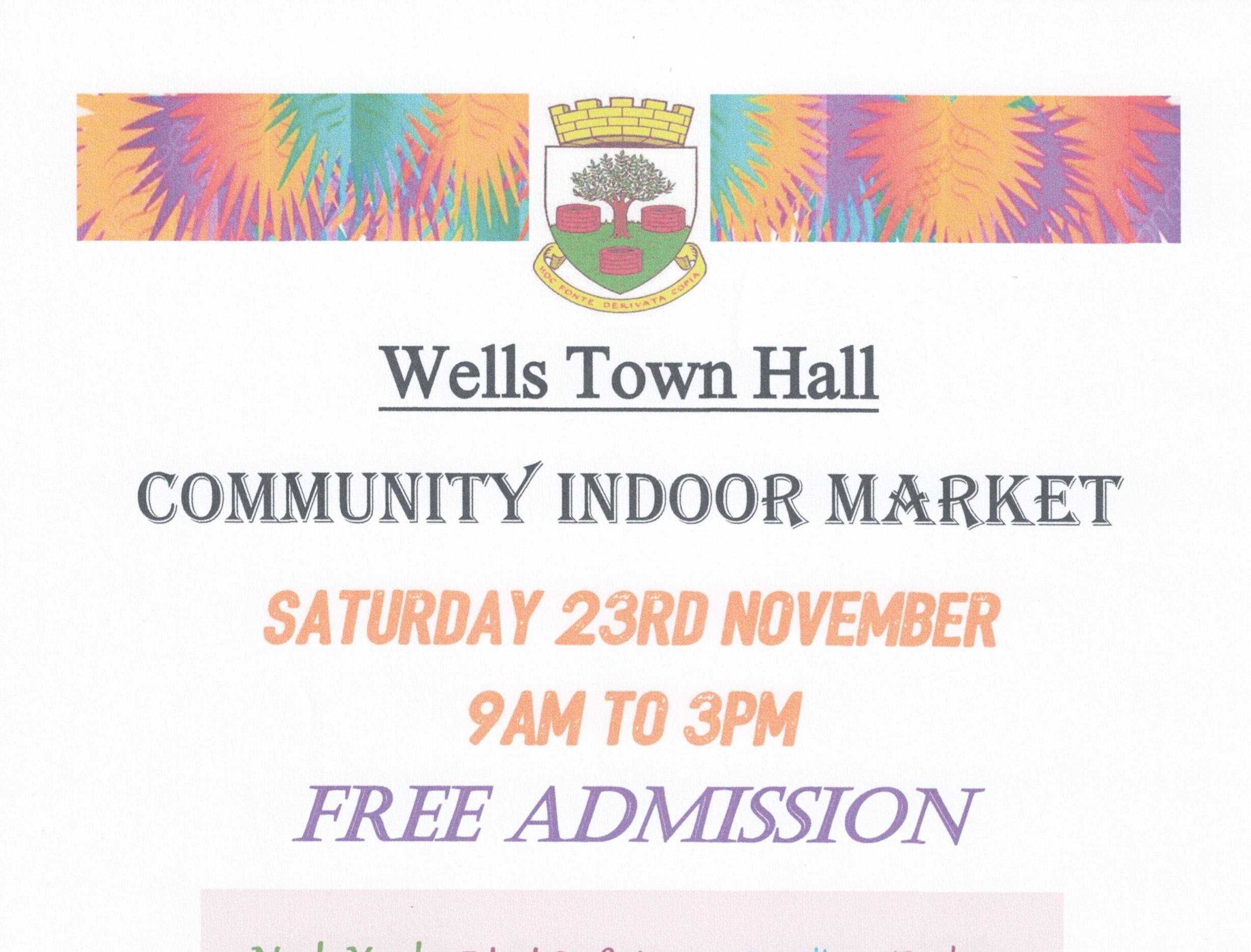 Community Indoor Market -Wells Town Hall