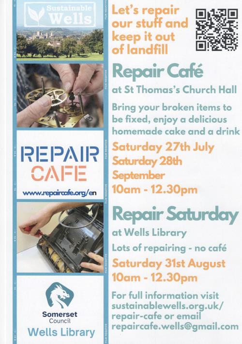 Repair Cafe - Sustainable Wells Event